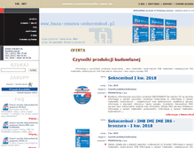 Tablet Screenshot of baza-cenowa-sekocenbud.pl